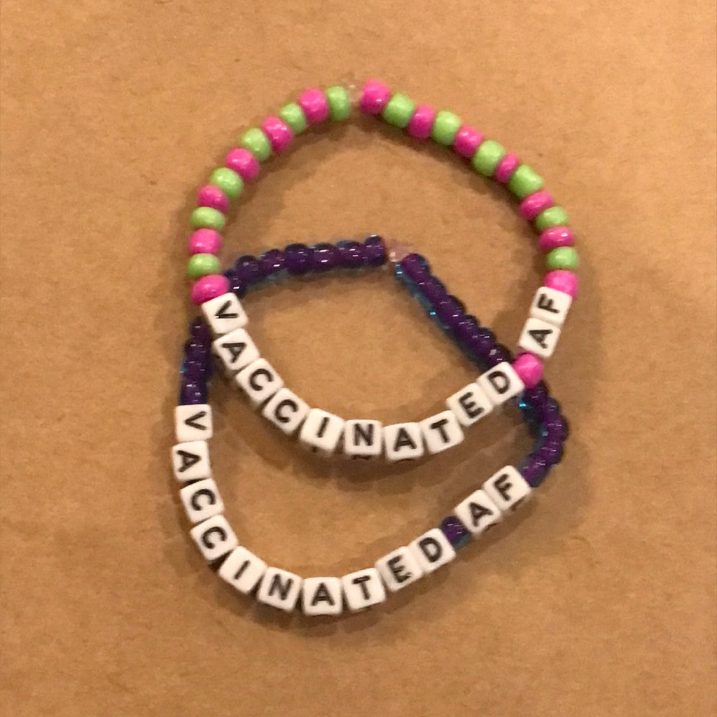 Customized Vaccinated Bracelets